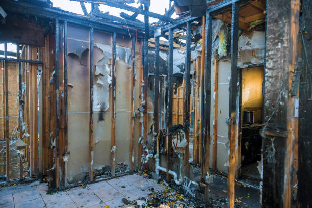 Professional Soot Cleanup technician working in Bellevue, KY